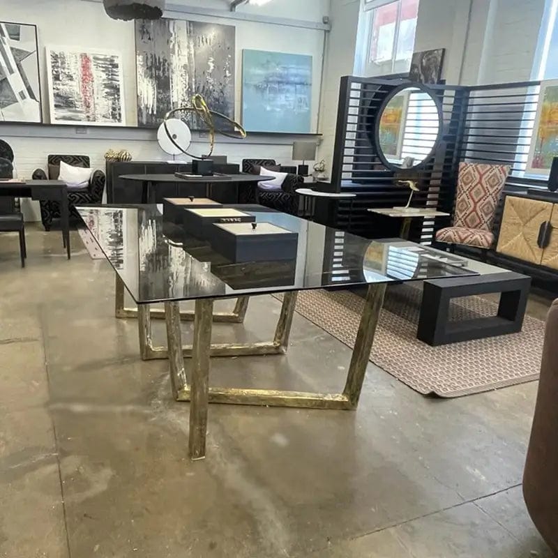 Bronze Twist Dining Table.