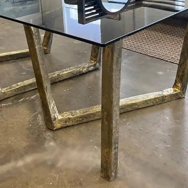 Bronze Twist Dining Table.