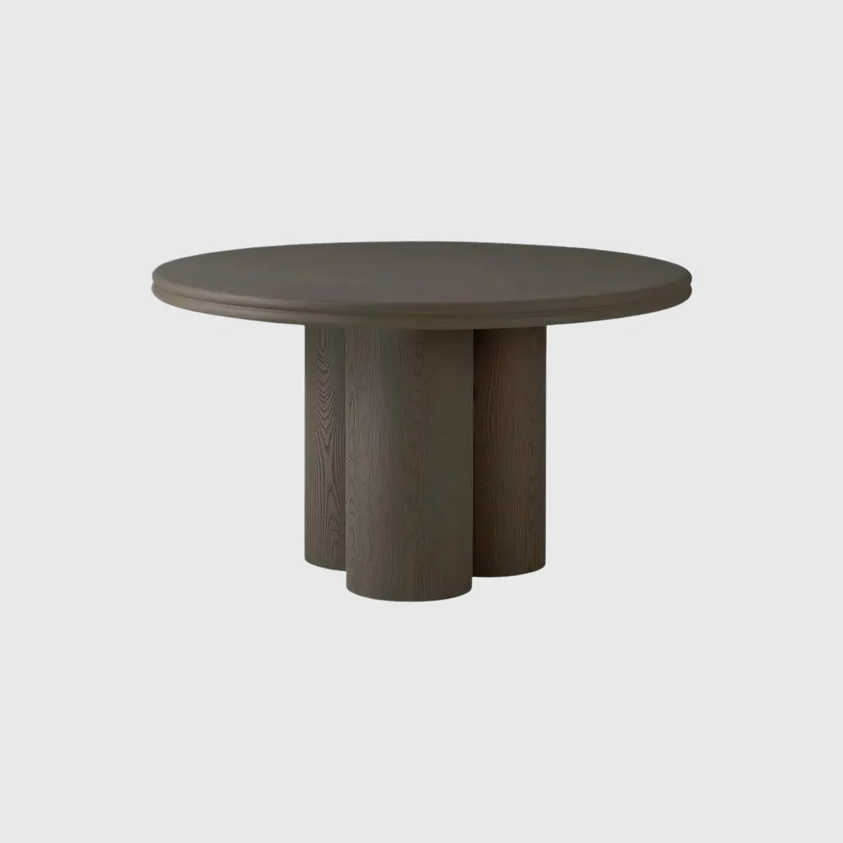 Eccotrading Design London Dining Column Round Dining Table 132cm Macchiato House of Isabella UK