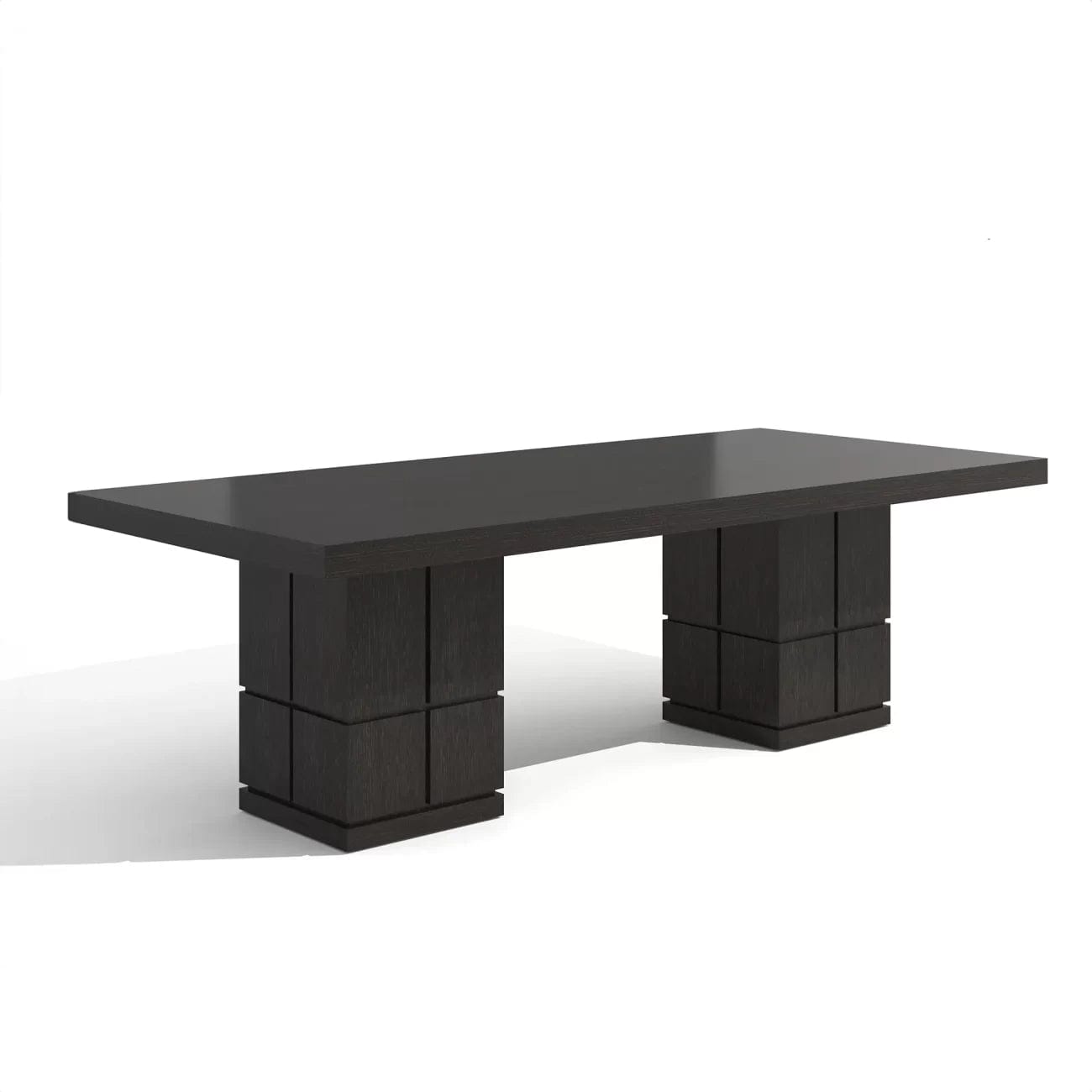 Eccotrading Design London Dining Cubist Dining Table 240cm Espresso Oak House of Isabella UK