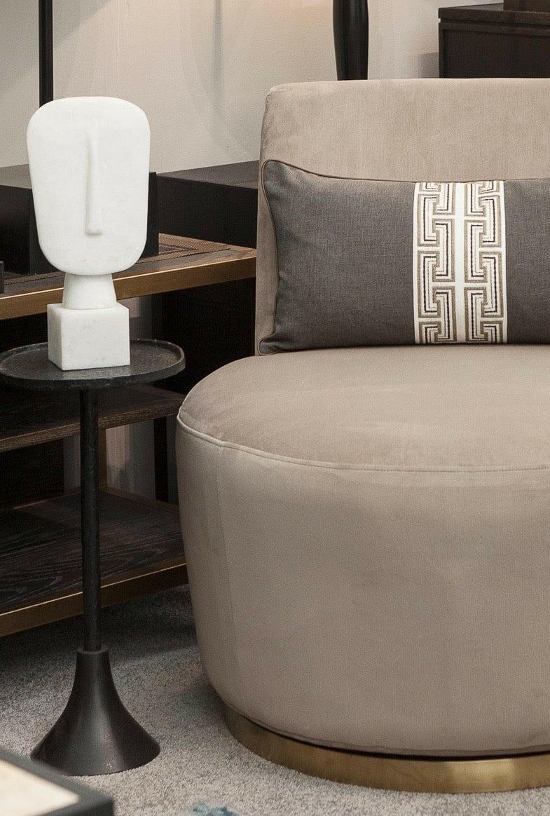 Gimlet Bronze Round Cocktail Table.