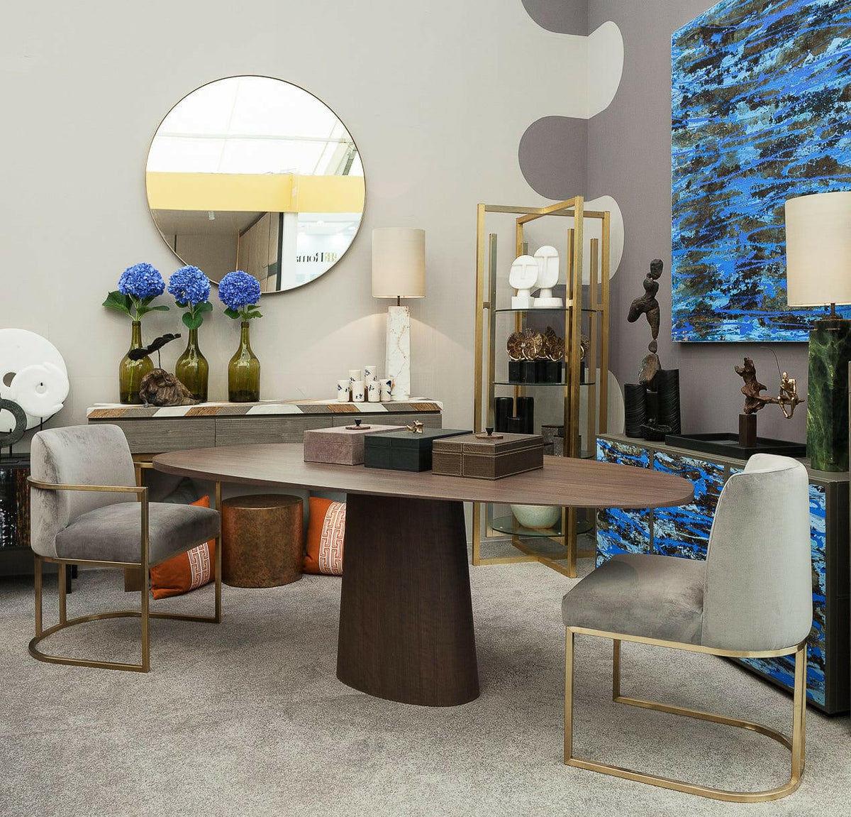 Strata Oval Dining Table 200cm.