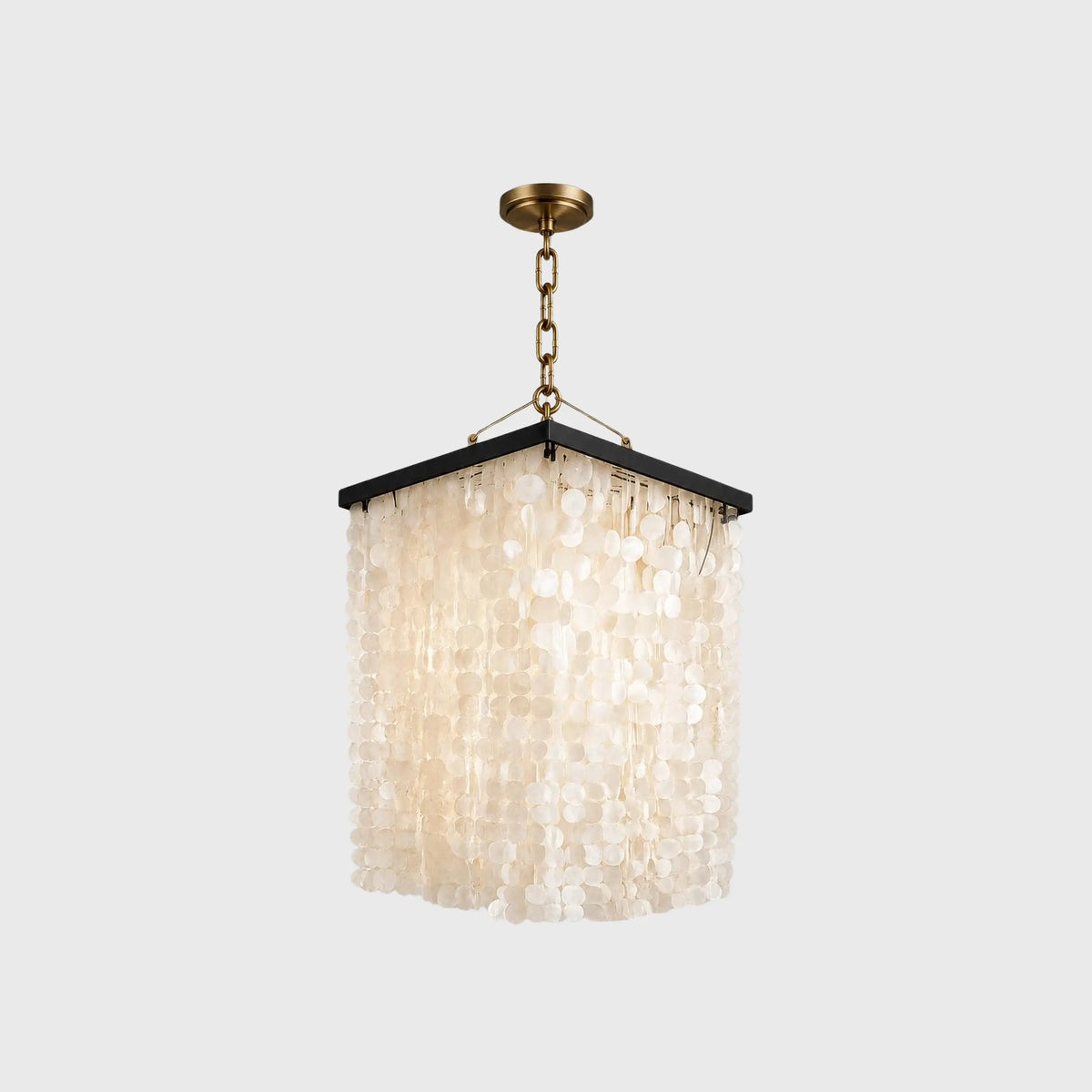 Eccotrading Design London Lighting Capiz Square Chandelier House of Isabella UK