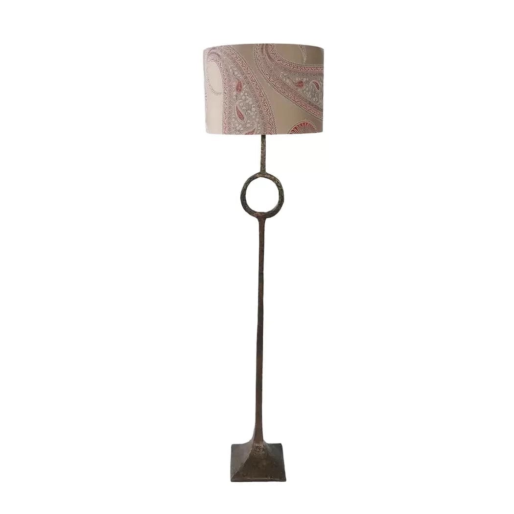 Ring Floor Lamp Bronze Dorato.