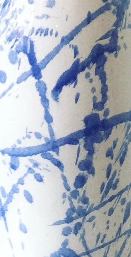 Splash Ceramic Lamp Blue.