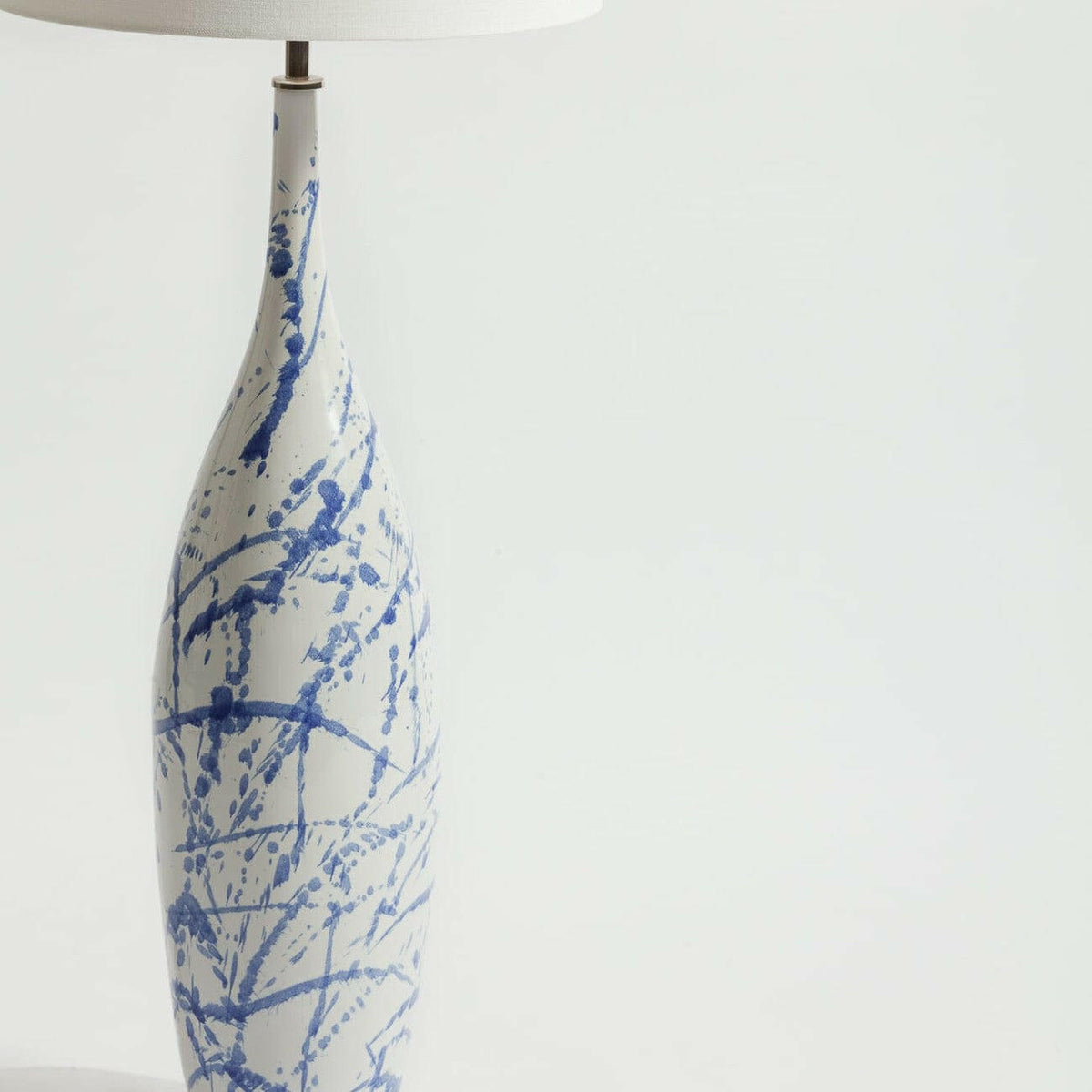 Splash Ceramic Lamp Blue.
