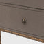 Eccotrading Design London Living Arun Chest Bronze Dorato 2 Drawer Grey Shagreen Leather House of Isabella UK