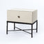 Eccotrading Design London Living Arun Table Bronze 1 Drawer Pumice Leather House of Isabella UK