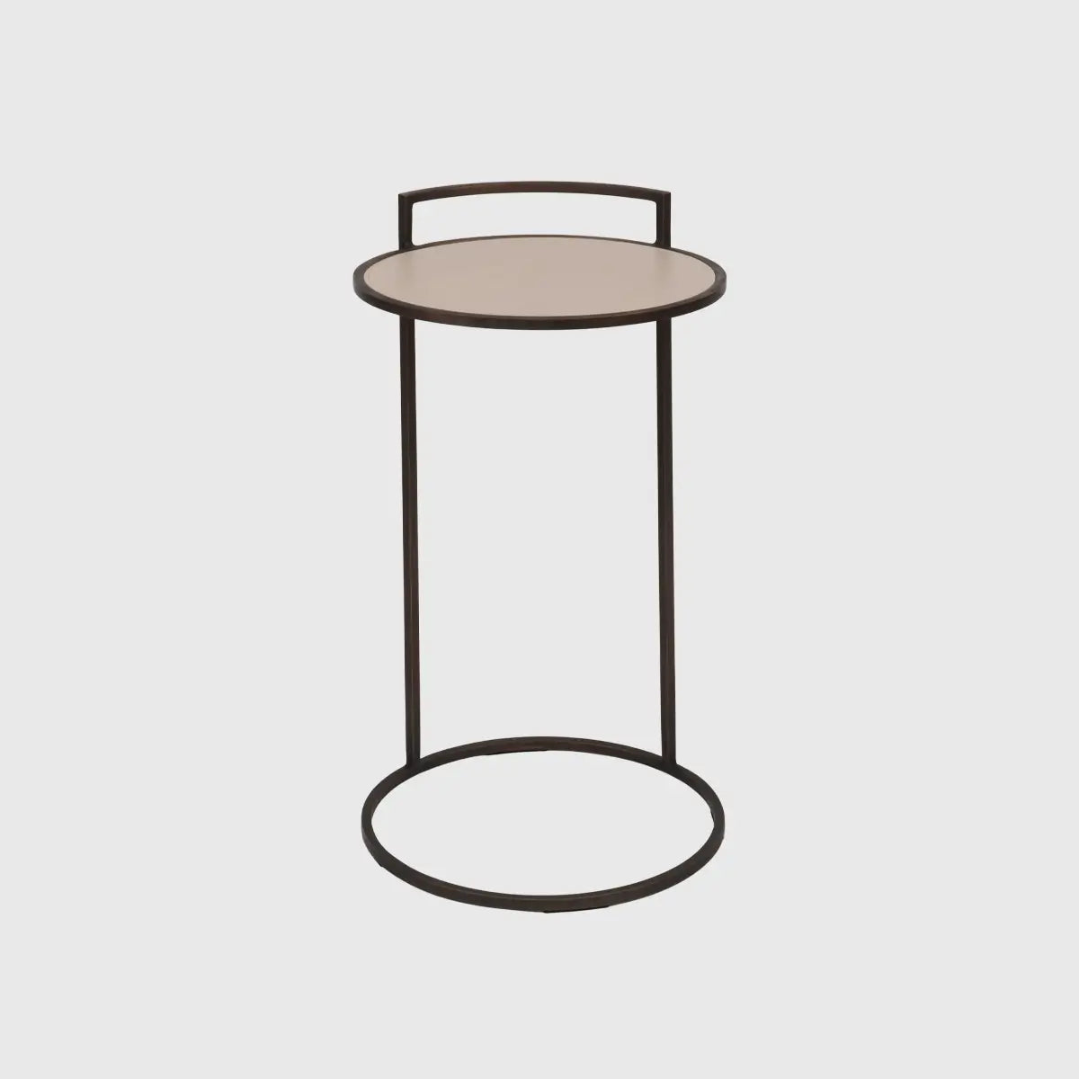 Eccotrading Design London Living Arunya Round Cocktail Table Dorato and Pumice House of Isabella UK