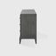 Eccotrading Design London Living Astoria 6 Drawer Chest Graphite Grey and Shagreen House of Isabella UK