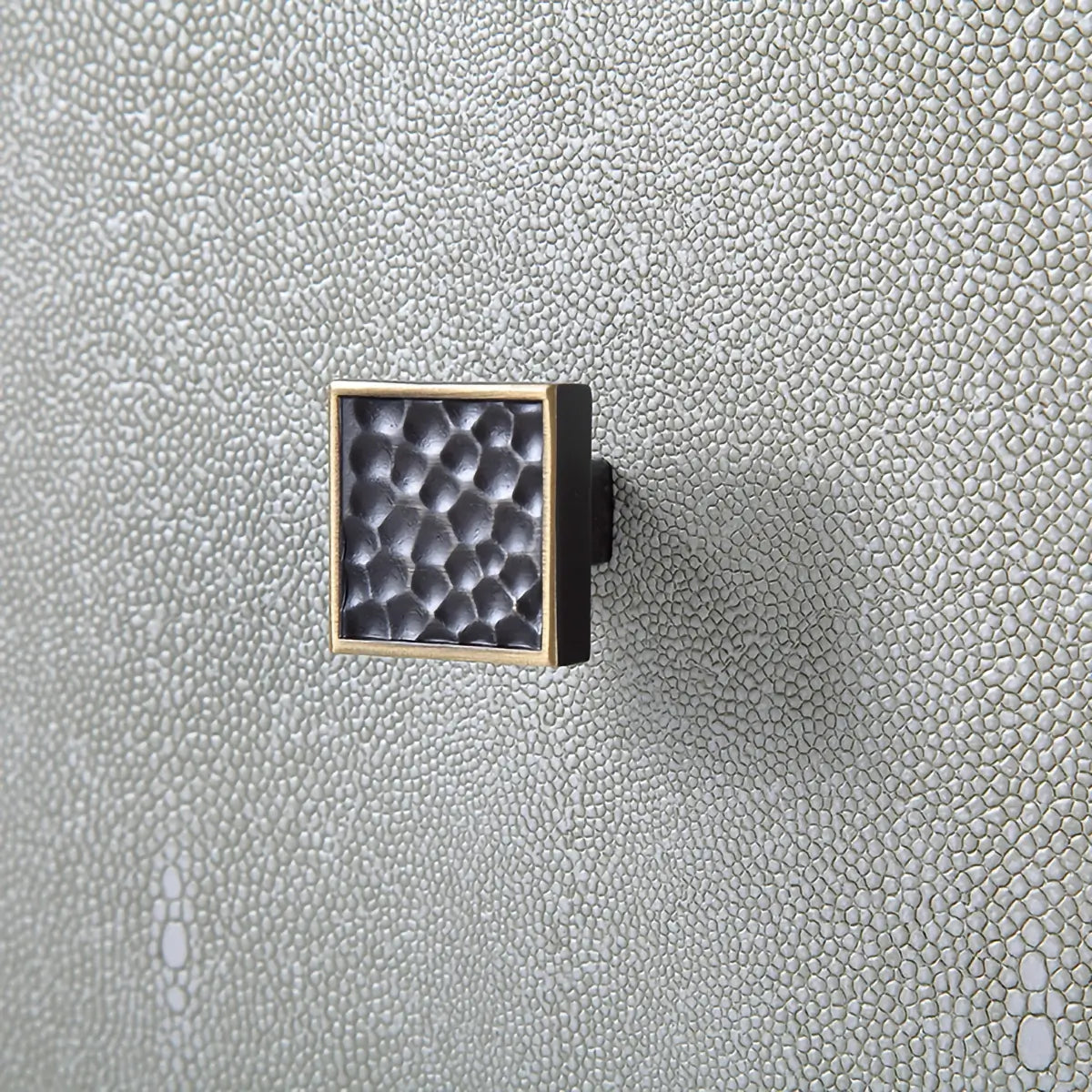 Eccotrading Design London Living Astoria Cabinet in Graphite Grey with Shagreen Fronts House of Isabella UK