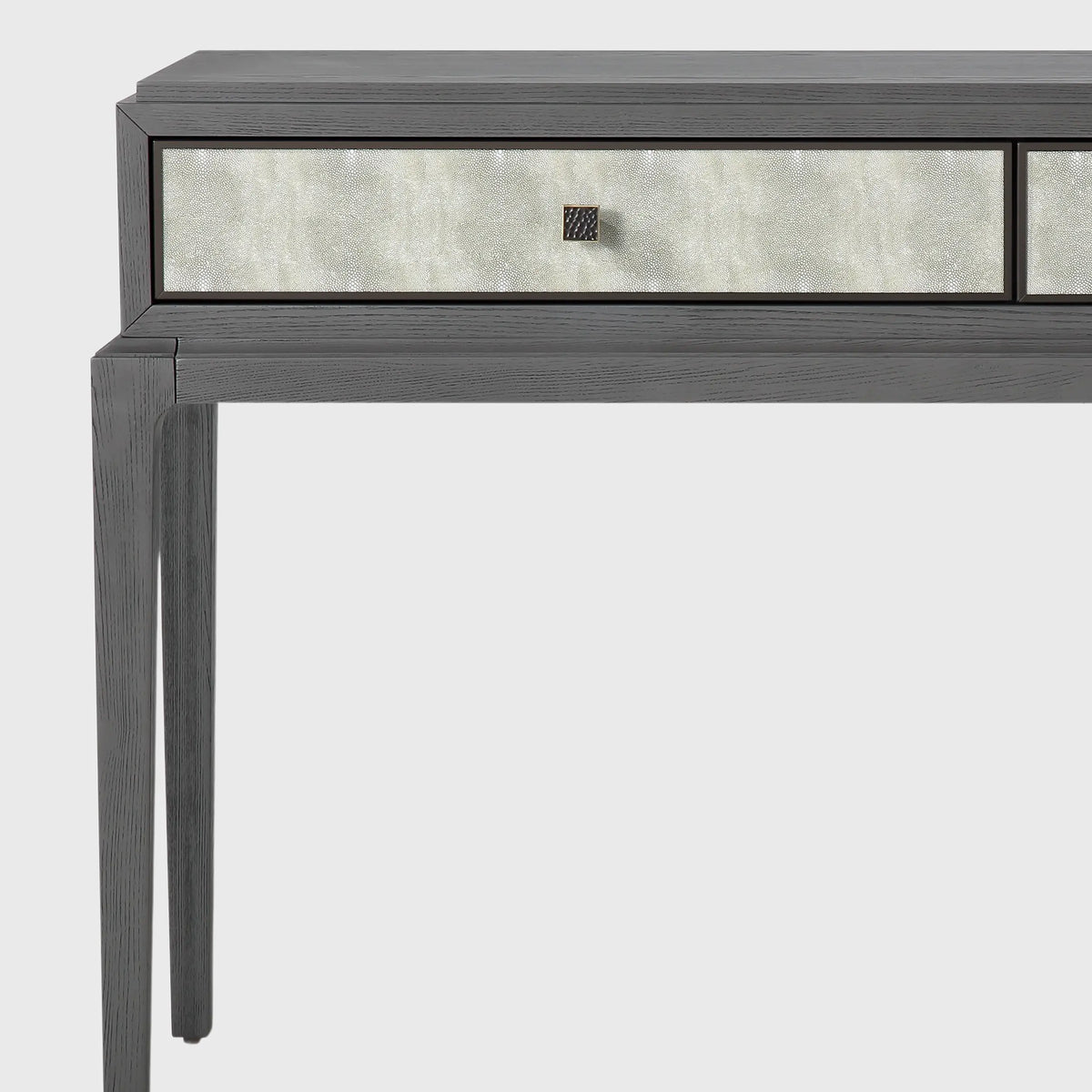 Eccotrading Design London Living Astoria Console Graphite Grey with Shagreen House of Isabella UK