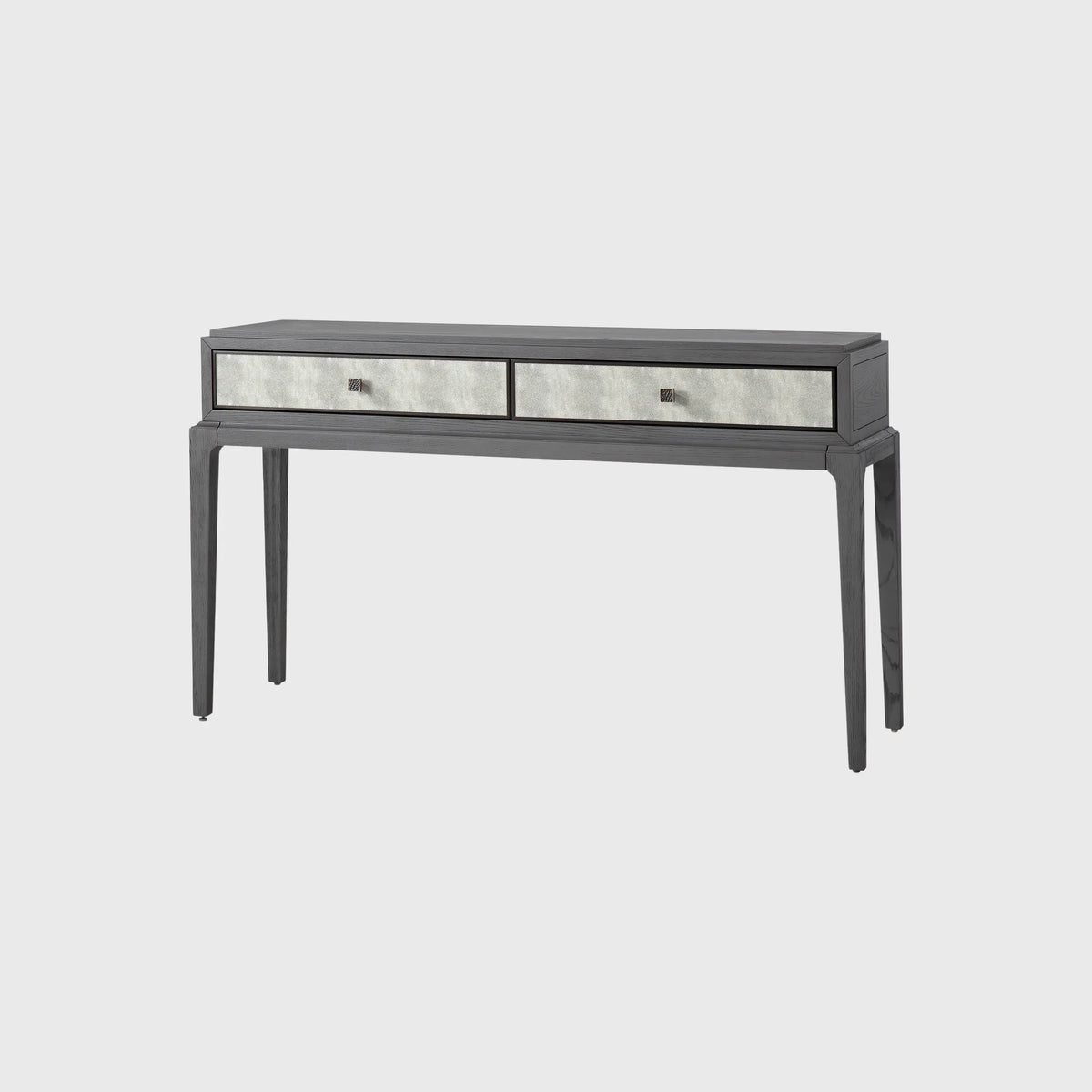 Eccotrading Design London Living Astoria Console Graphite Grey with Shagreen House of Isabella UK