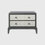 Eccotrading Design London Living Astoria Nightstand Large Graphite Grey Shagreen House of Isabella UK