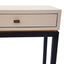 Eccotrading Design London Living Barrington Console 2 Drawer Pumice Leather House of Isabella UK