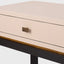 Eccotrading Design London Living Barrington Console 2 Drawer Pumice Leather House of Isabella UK