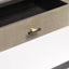 Eccotrading Design London Living Bertie Console 2 Drawer Shagreen Leather House of Isabella UK