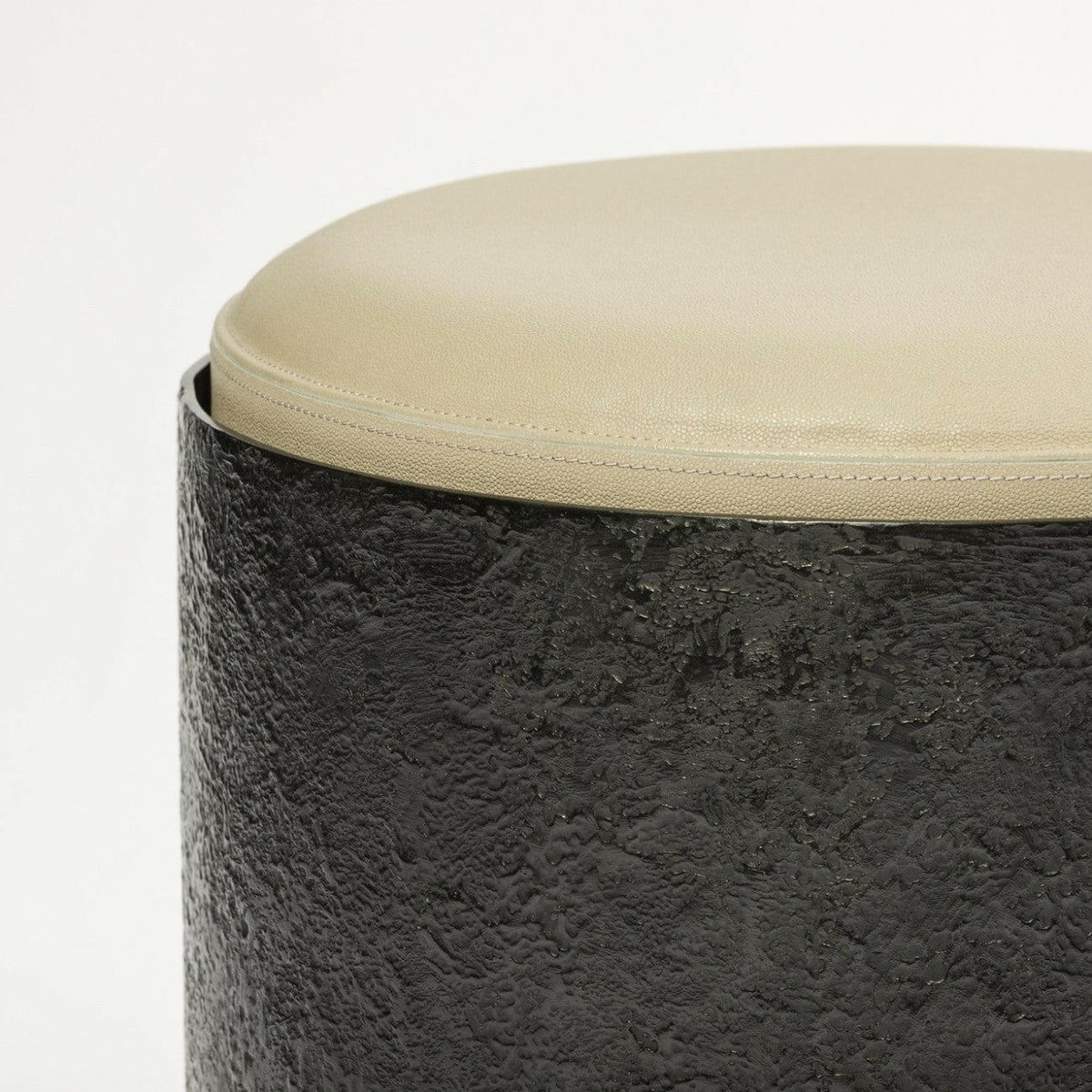 Bronze Column Stool.