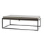 Eccotrading Design London Living Caged Coffee Table Italian Grey Leather House of Isabella UK