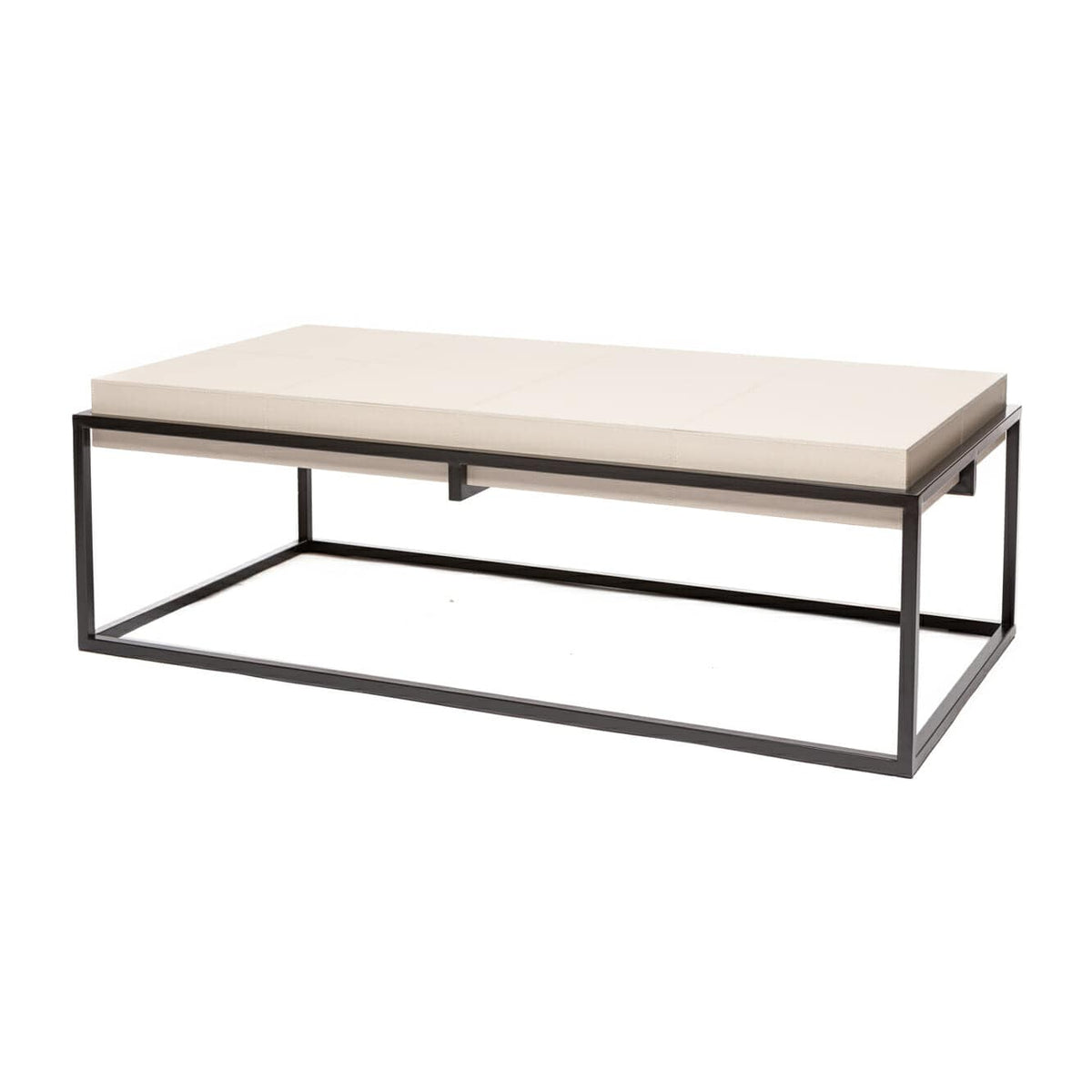 Eccotrading Design London Living Caged Coffee Table Pumice Leather House of Isabella UK