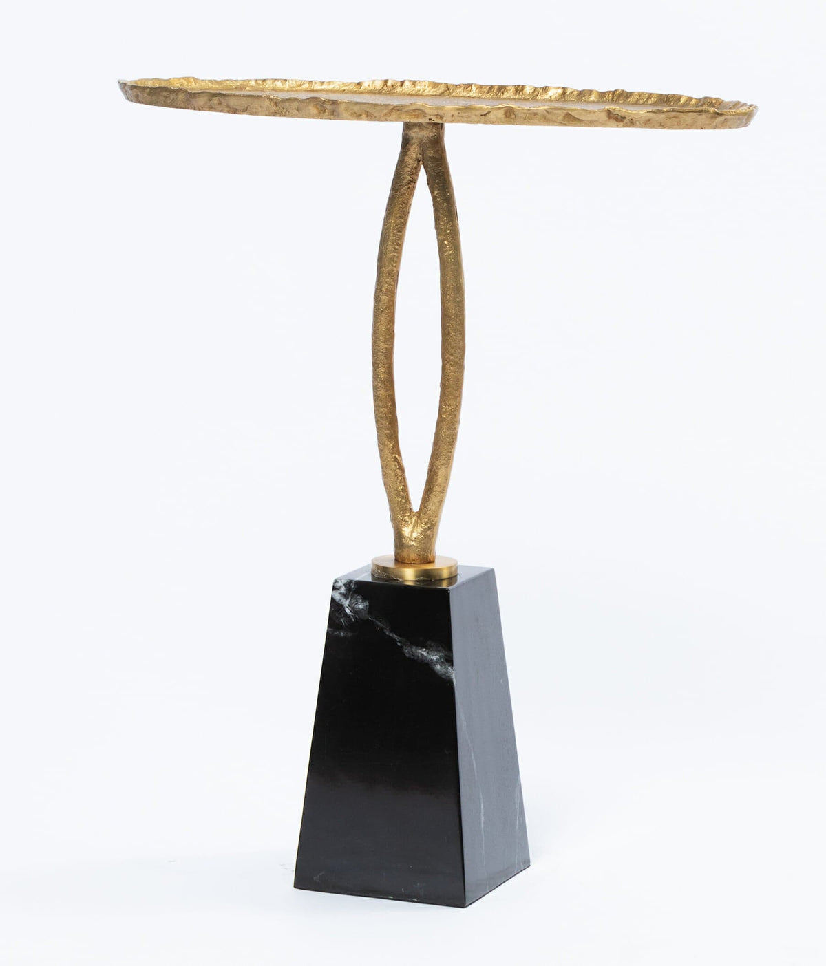 Eccotrading Design London Living Cocktail Table O Bronze D'Oro and Marble House of Isabella UK
