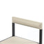 Eccotrading Design London Living Compact Desk and Chair French Grey Leather House of Isabella UK