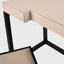 Eccotrading Design London Living Compact Desk and Chair Pumice Leather House of Isabella UK