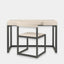 Eccotrading Design London Living Compact Desk and Chair Woven Pumice Leather House of Isabella UK