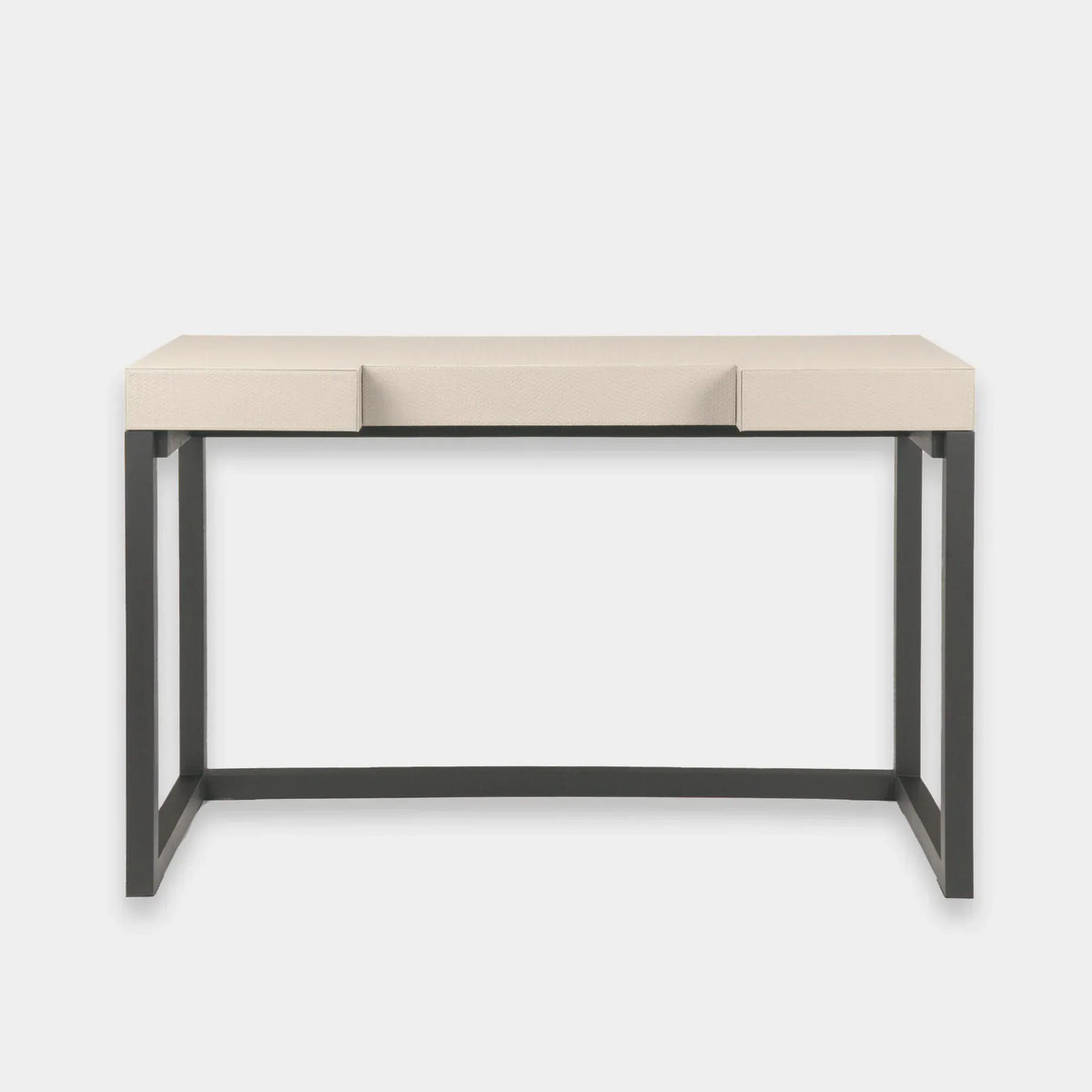 Eccotrading Design London Living Compact Desk and Chair Woven Pumice Leather House of Isabella UK