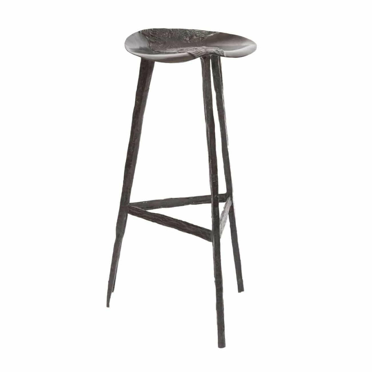 Croc Bar Stool Bronze Nera.