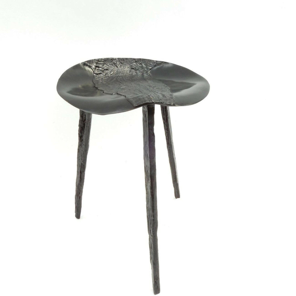 Croc' Stool Bronze Nera.
