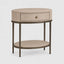 Eccotrading Design London Living Forged Oval Bedside Pumice House of Isabella UK