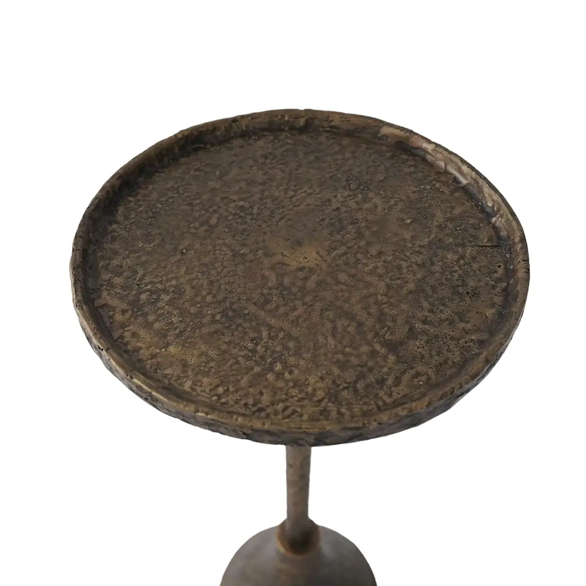 Eccotrading Design London Living Gimlet Bronze Dorato Round Cocktail Table House of Isabella UK