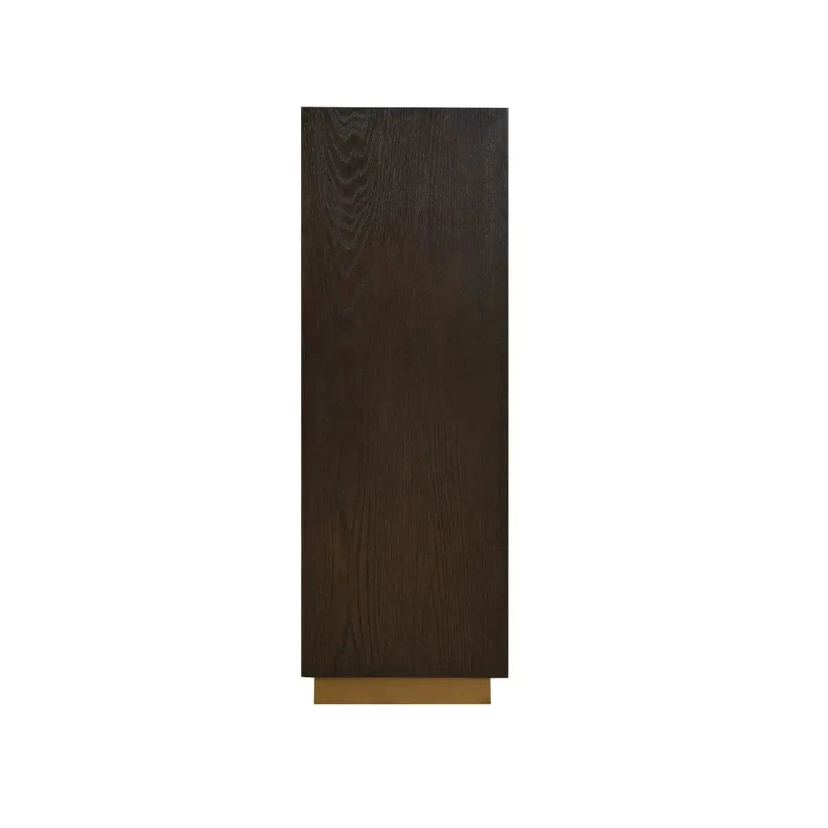 Eccotrading Design London Living Hudson pedestal brushed brown oak 35cm House of Isabella UK