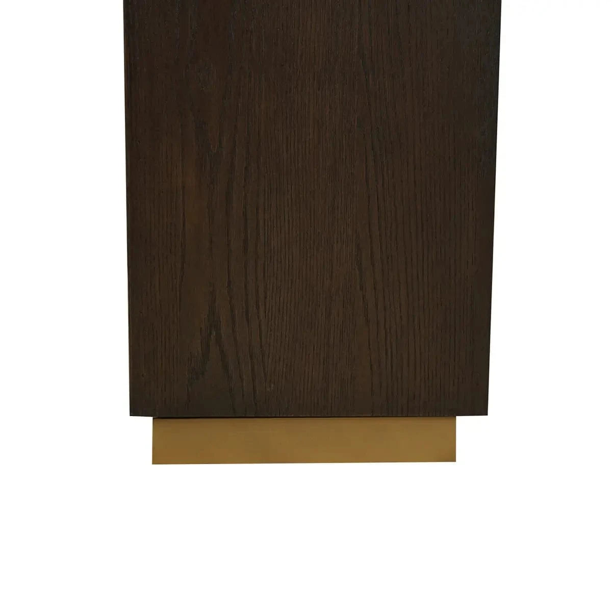 Eccotrading Design London Living Hudson pedestal brushed brown oak 35cm House of Isabella UK