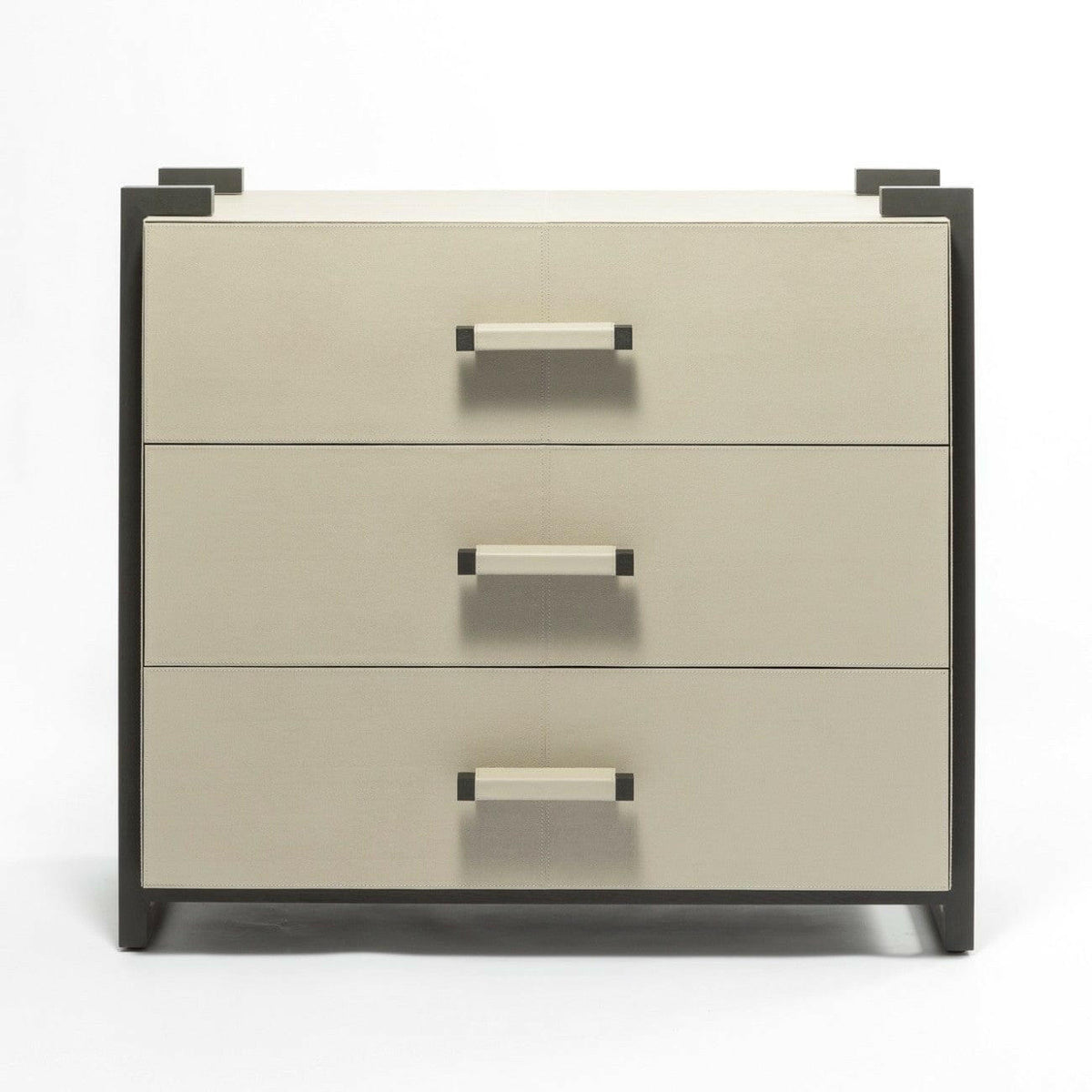 Linea Nera Chest French Grey Leather.