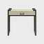 Eccotrading Design London Living Linea Nera Side Table French Grey Leather House of Isabella UK