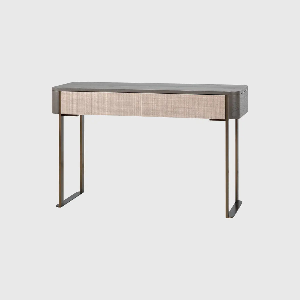 Eccotrading Design London Living Lizzi 2 Drawer Console Macchiato Lizzi 2 Drawer Console Macchiato: Timeless Elegance with Practical Design House of Isabella UK
