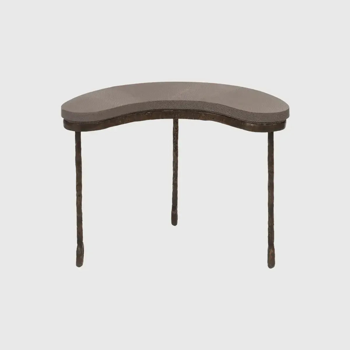Eccotrading Design London Living Marais Bronze Tables Grey Shagreen Leather House of Isabella UK