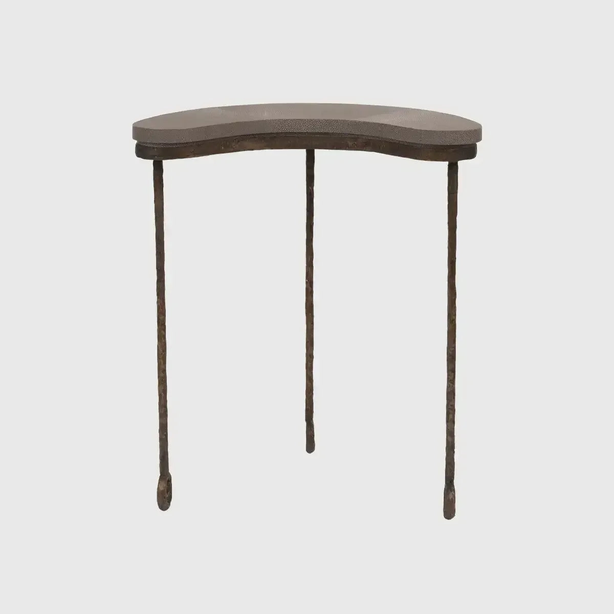 Eccotrading Design London Living Marais Bronze Tables Grey Shagreen Leather House of Isabella UK