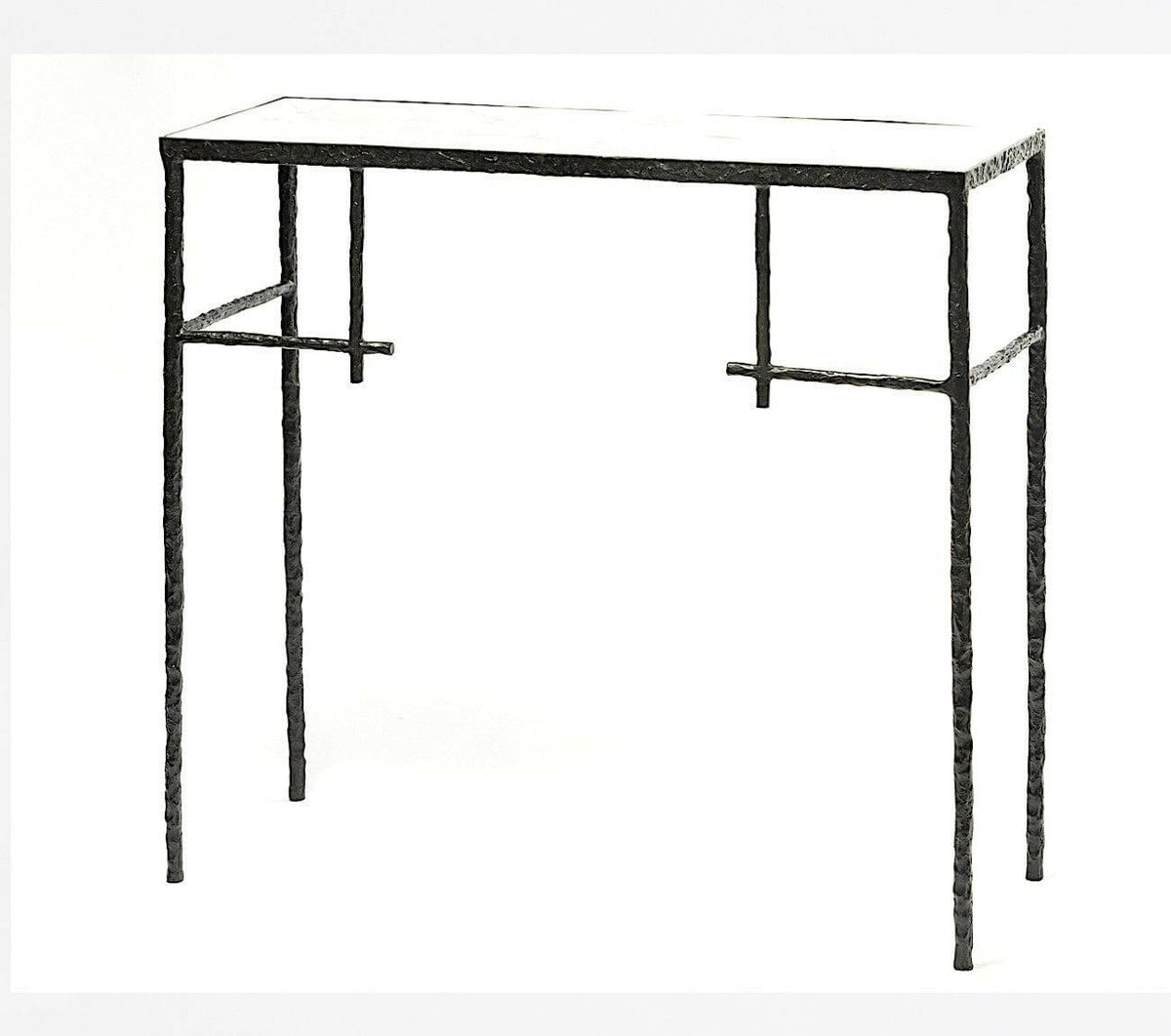 Mineral Console Bronze Nera And Marble.