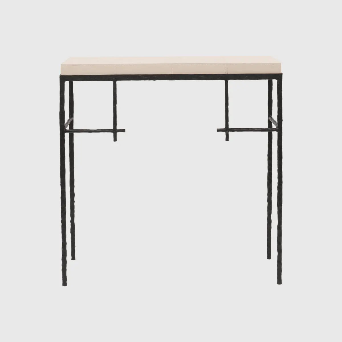 Eccotrading Design London Living Mineral Console Bronze Nera with Pumice Leather House of Isabella UK