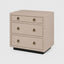 Eccotrading Design London Living Mrs C Bedside Table Pumice House of Isabella UK
