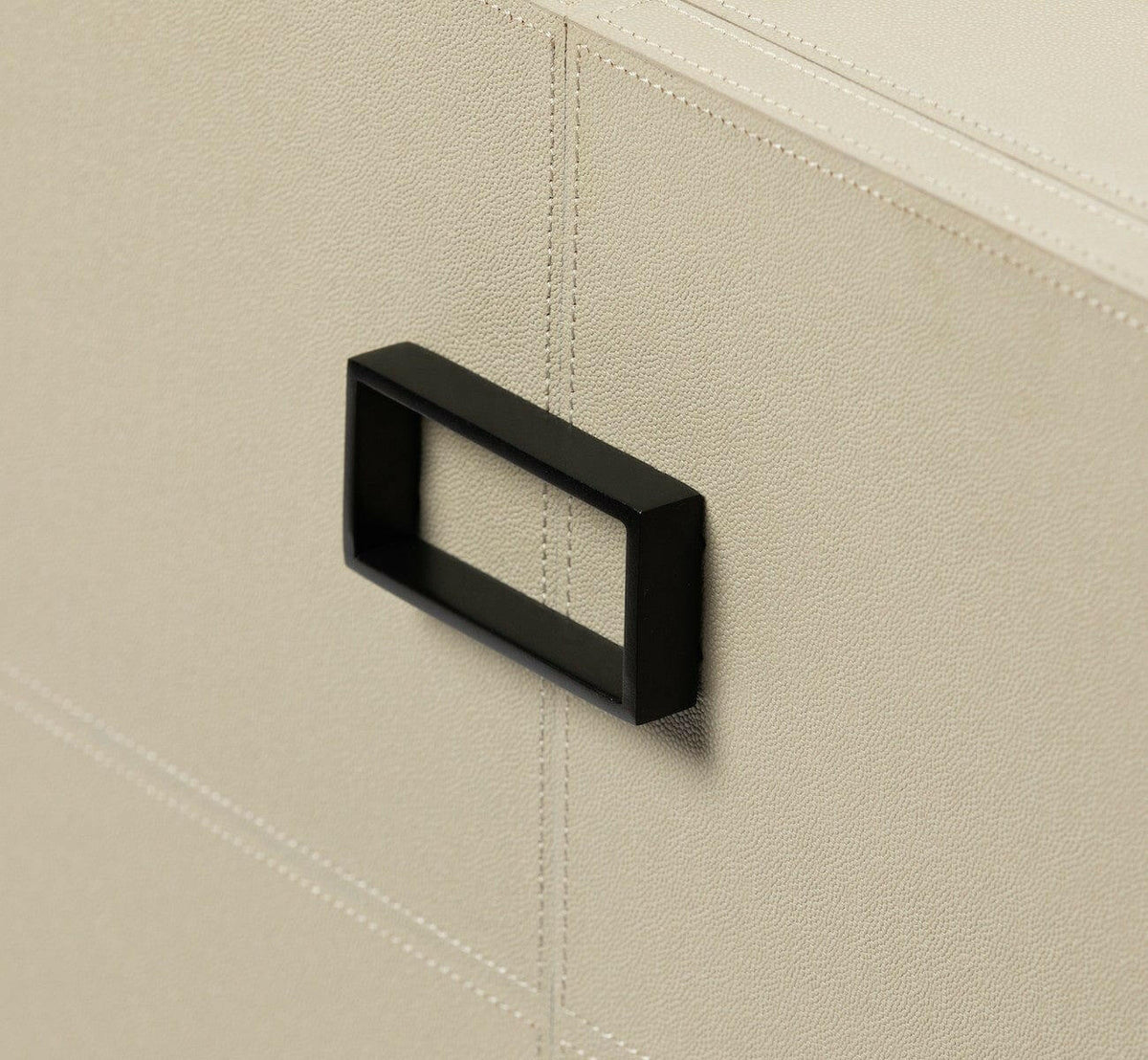 Paragon Cabinet 3 Door Leather French Grey.