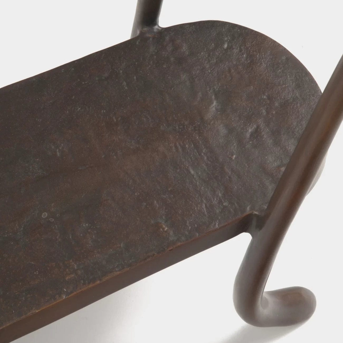 Paris Console Antique Bronze and Leather.