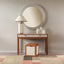 Eccotrading Design London Living Ralf Console and Ottoman in Jute House of Isabella UK