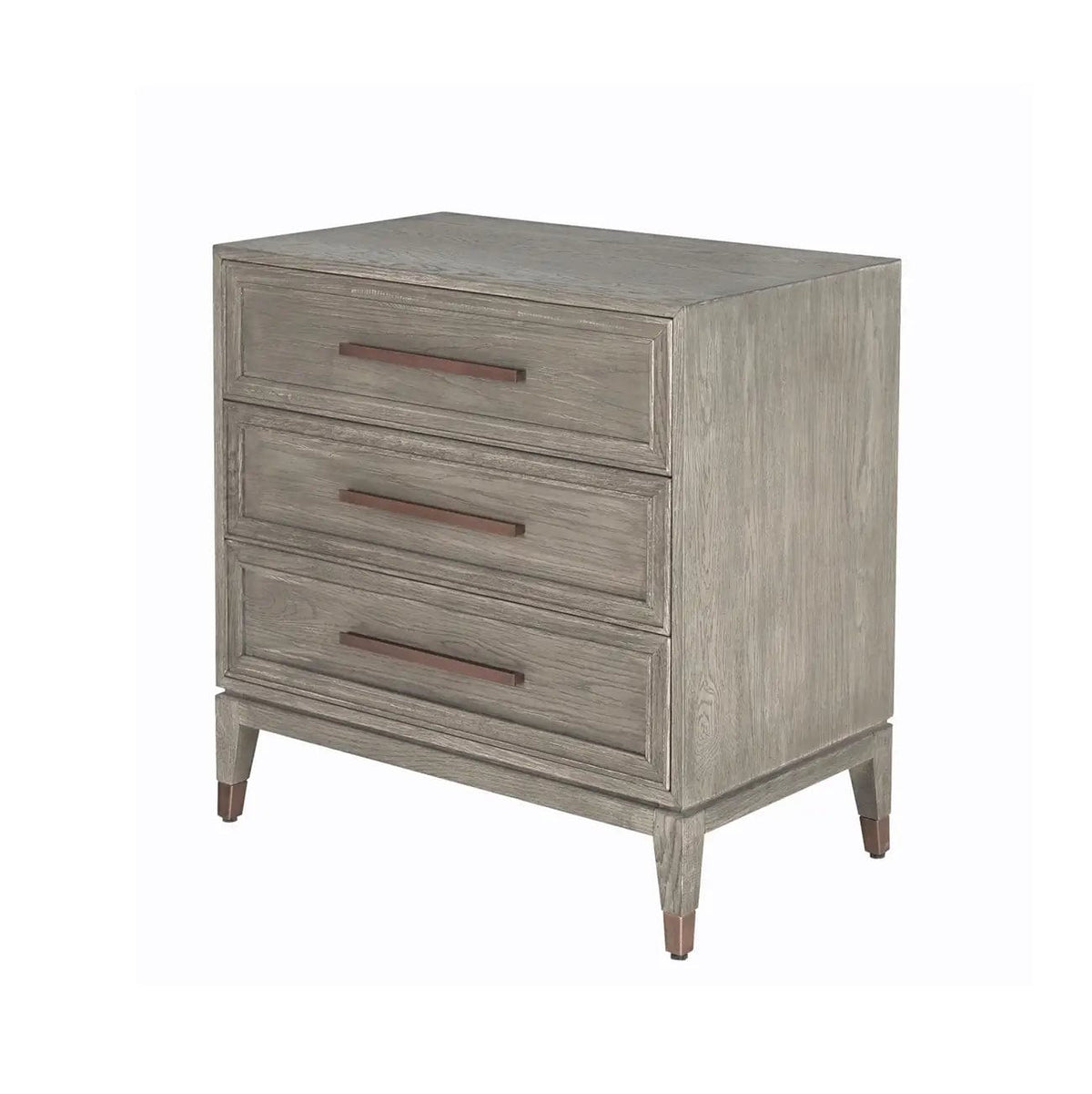 Renmin 3 Drawer Chest Grey Oak.