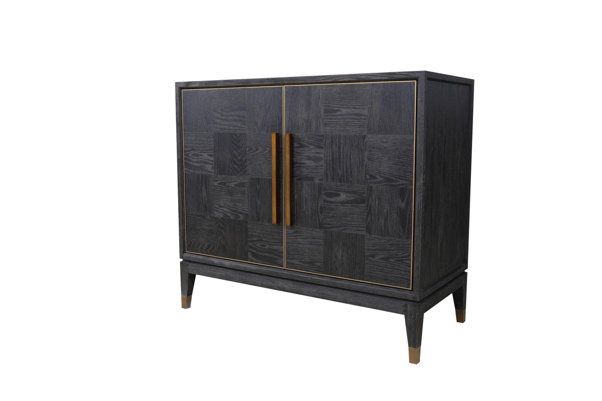 Eccotrading Design London Living Renmin Cabinet 2 Door Carbon Oak House of Isabella UK