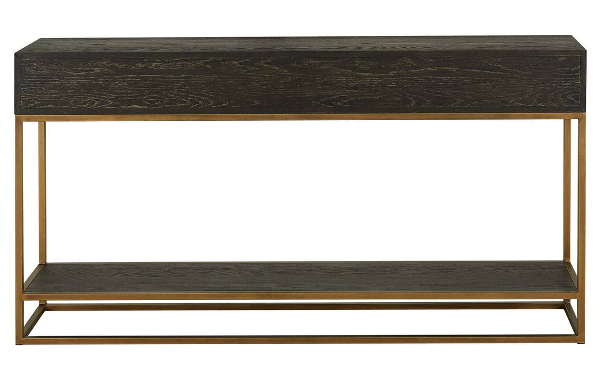 Eccotrading Design London Living Renmin Console Carbon Oak 160cm House of Isabella UK