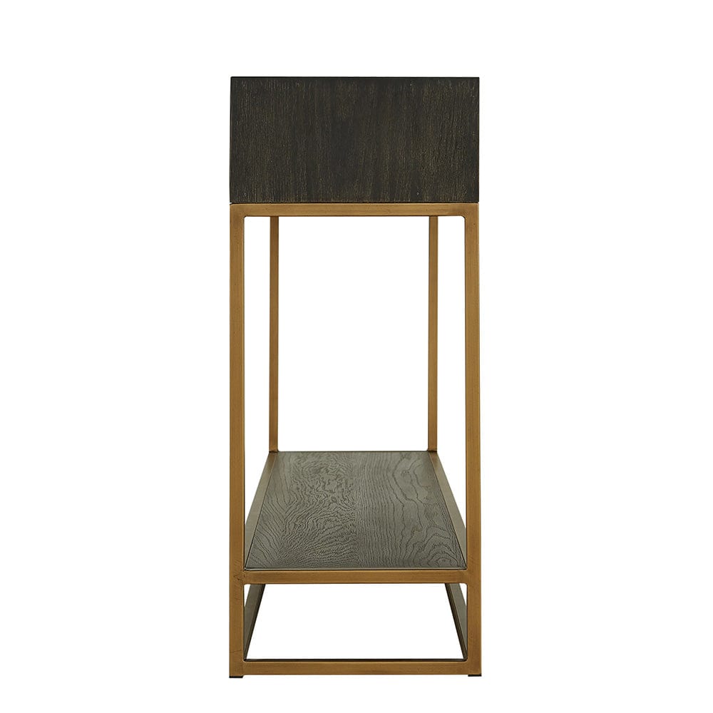 Eccotrading Design London Living Renmin Console Carbon Oak 160cm House of Isabella UK